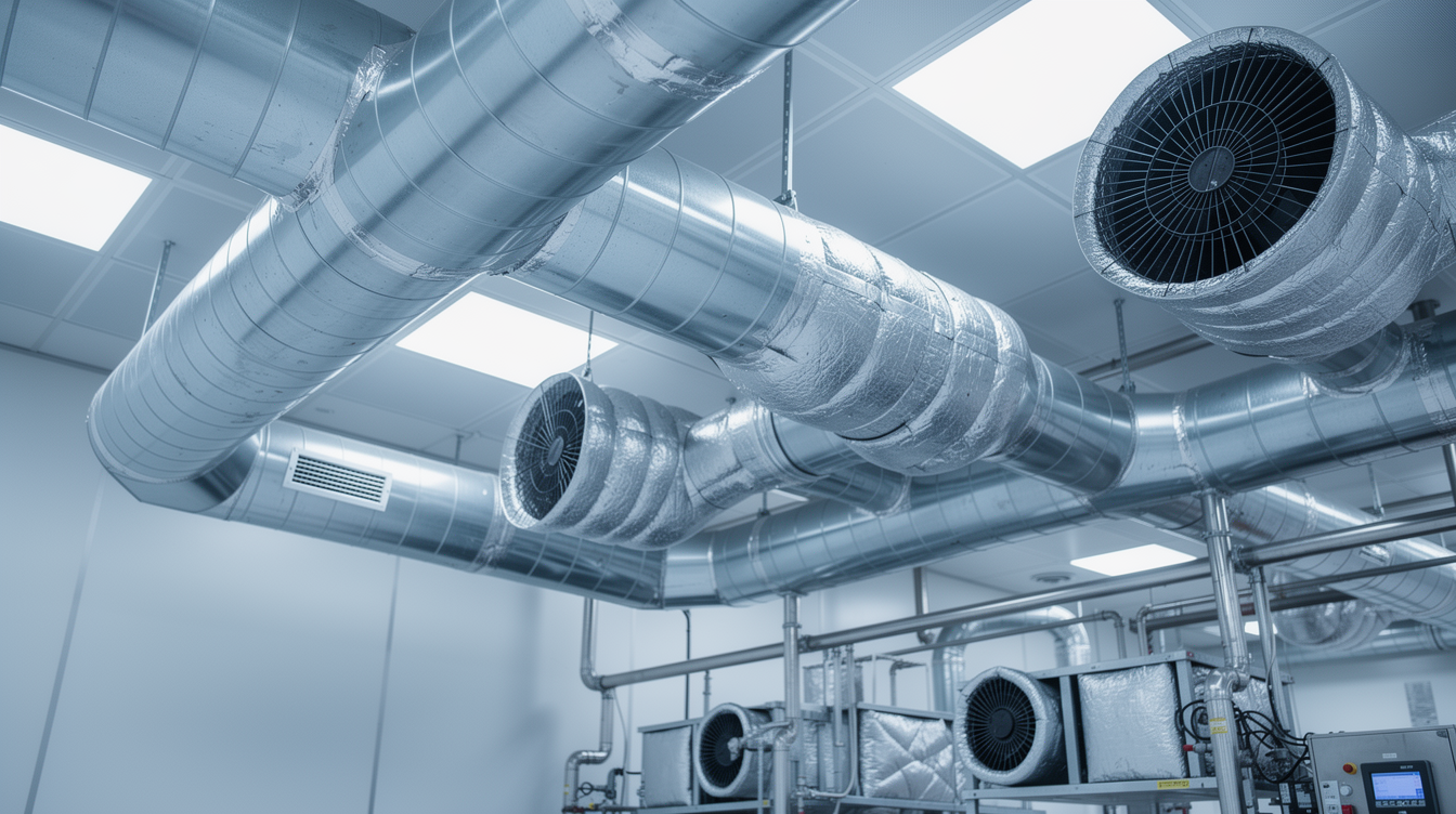 תכנון מקיף של מערכות HVAC לחדרים נקיים בסביבה פרמצבטית